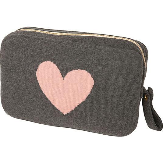 Hearts Reversible Blanket Travel Set
