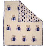 Organic Purple Owl Quilt