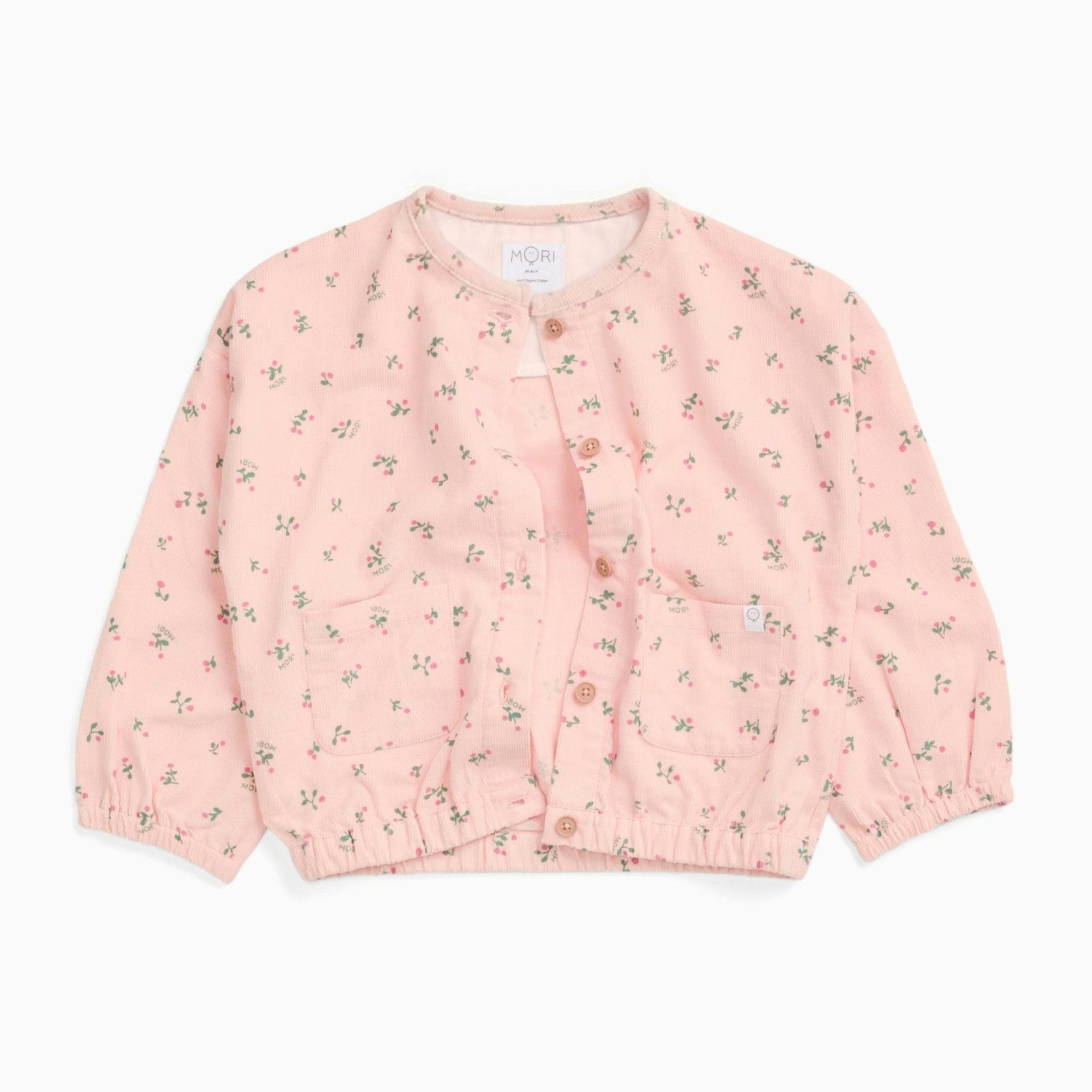 Floral Soft Corduroy Jacket