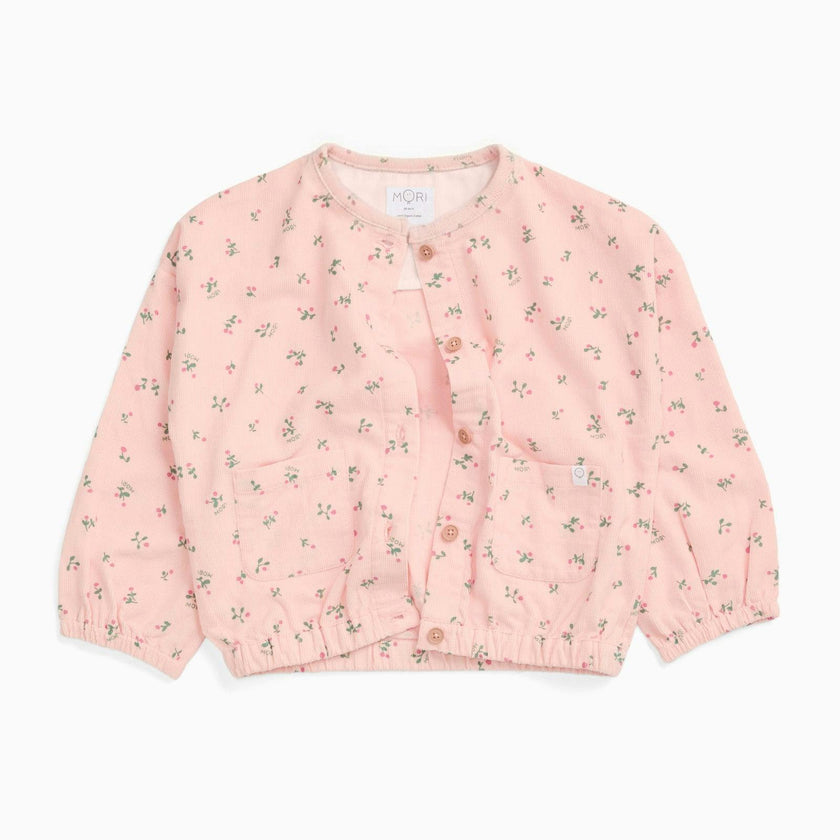 Floral Soft Corduroy Jacket