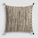 Black & White Braided Throw Pillow