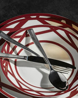 Table Knives ZIG ZAG Set of 6  Steel L 9.25"