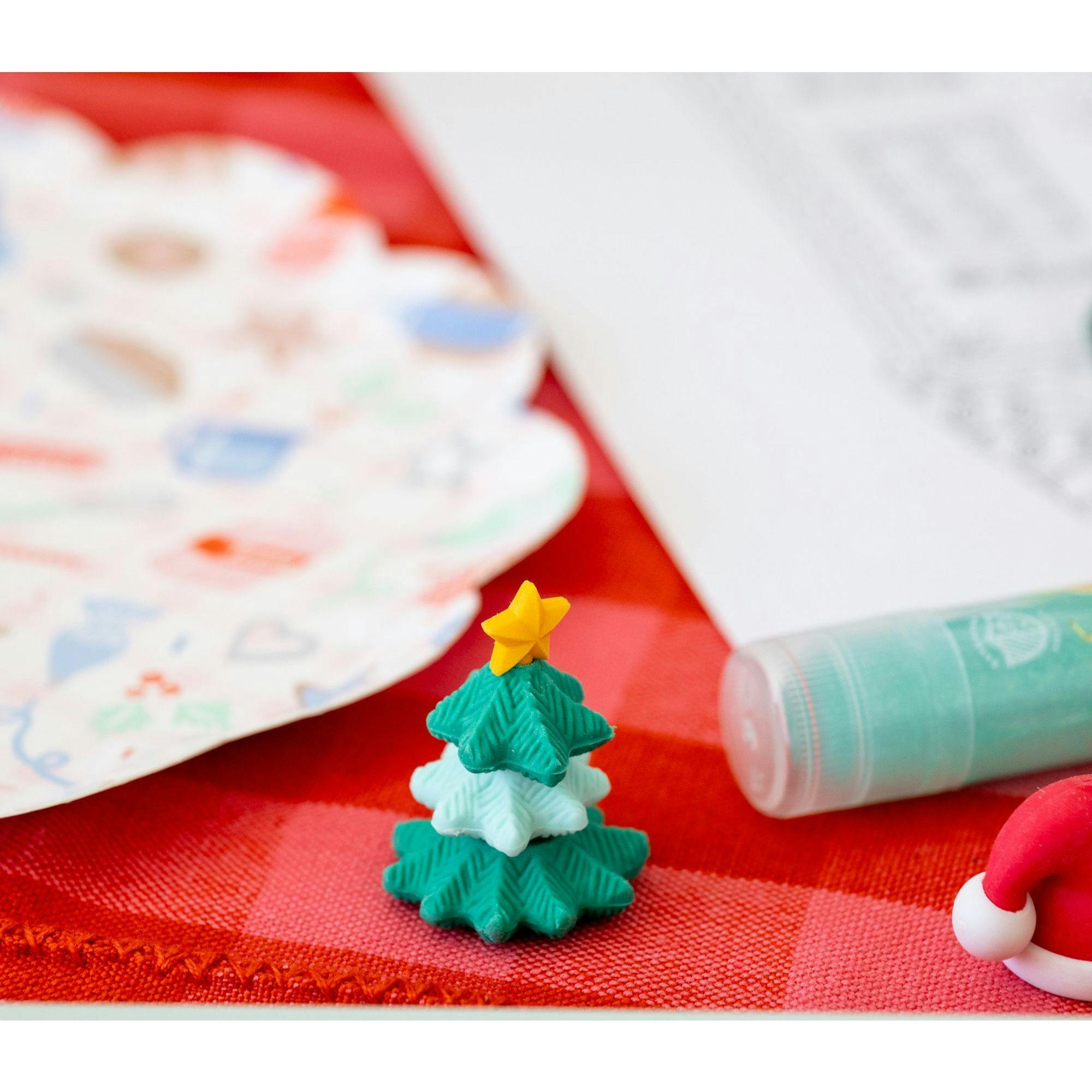 Christmas Eraser Set