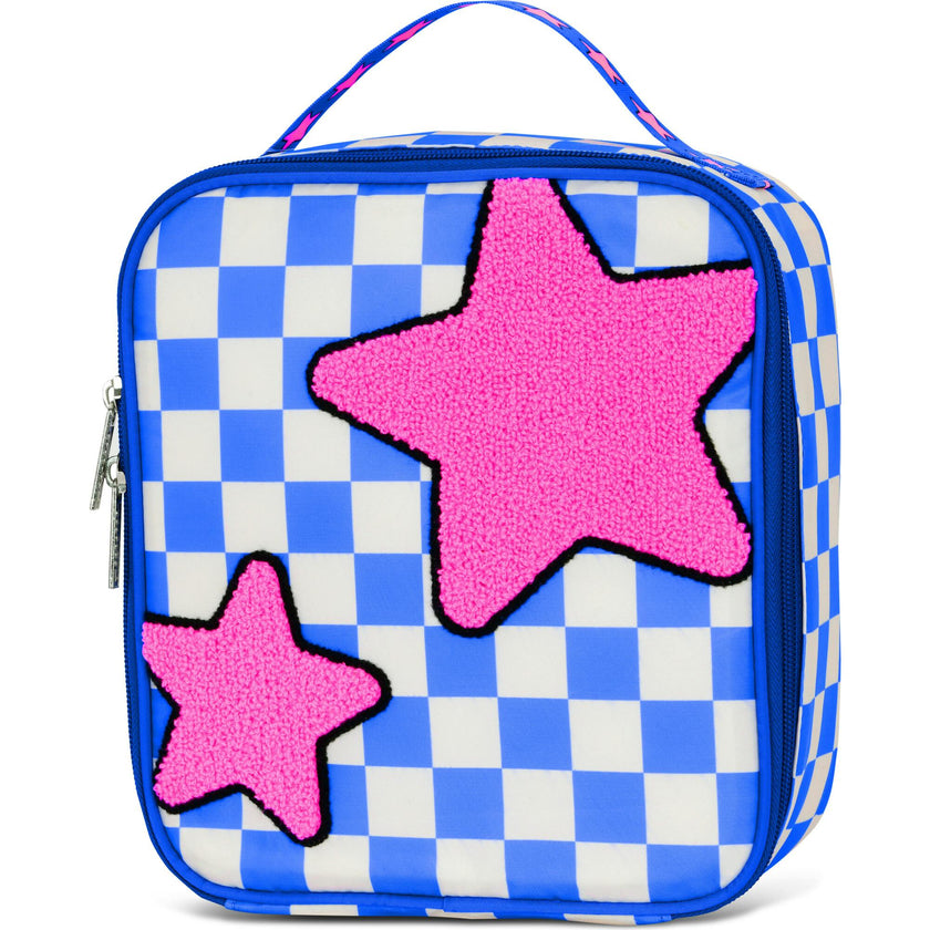 Star Checkered Lunch Tote