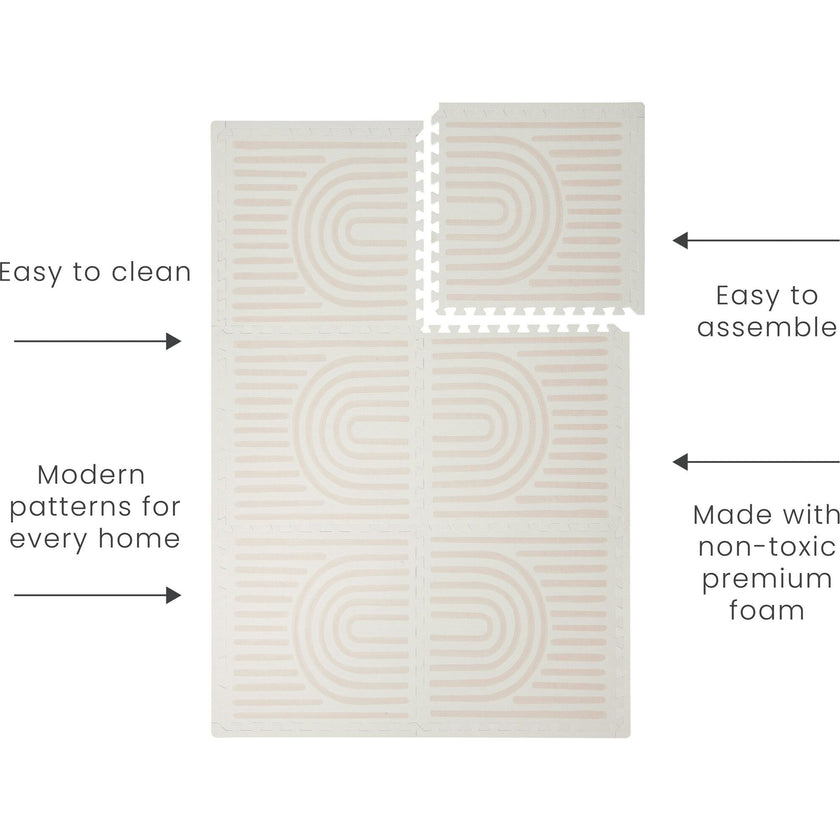 Haven Playmat | Cushioned Foam Puzzle mat for Babies & Toddlers