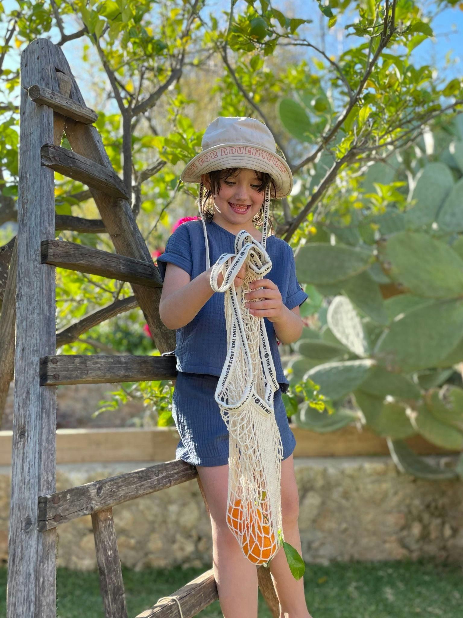 children's safari hat - carrot juice