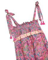 Girls Capri Dress – Cotton Voile & Tie Straps (Liberty)