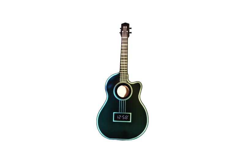 Rock Star Karaoke -Guitar Speaker & Microphone Combo - Black