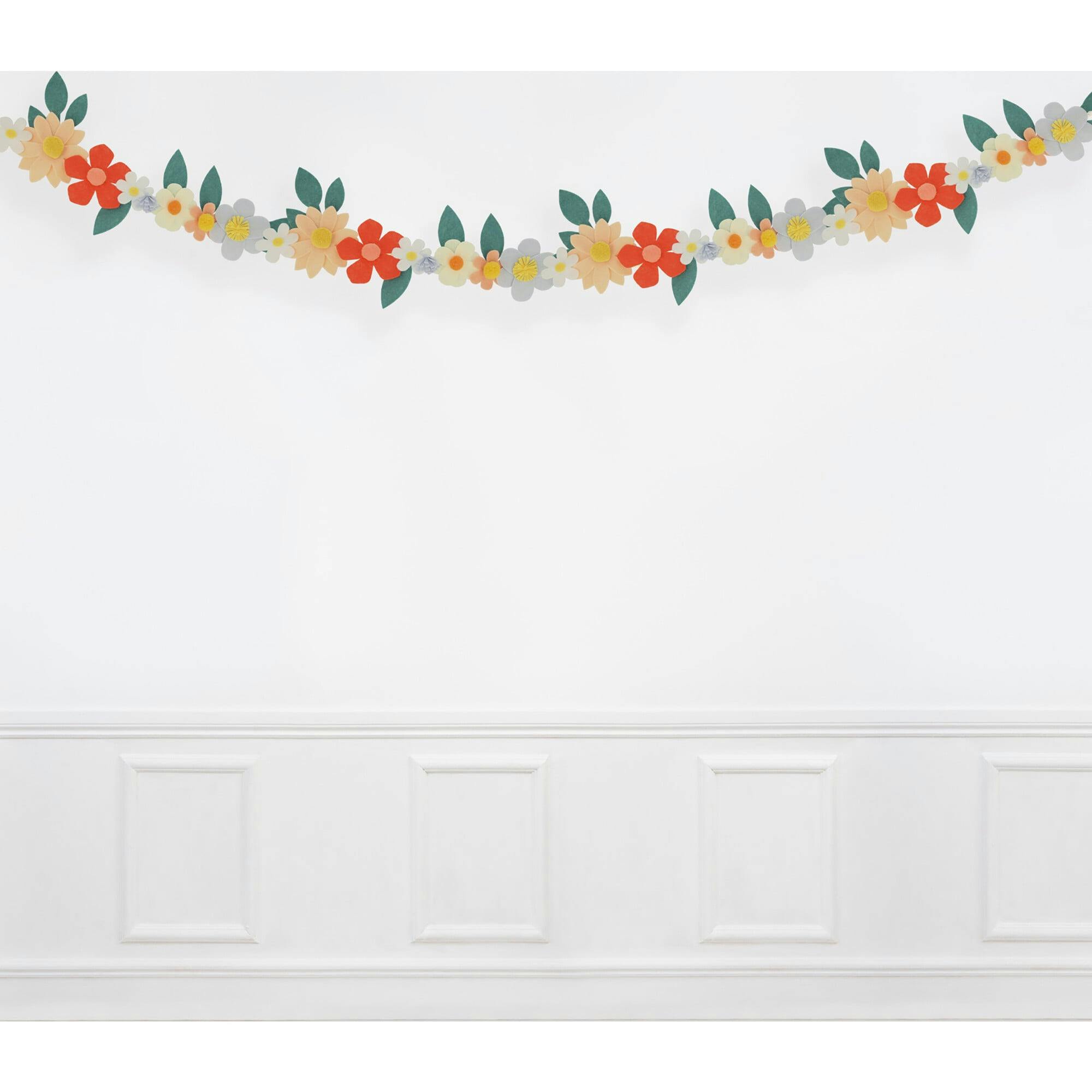 Felt Flower Garland