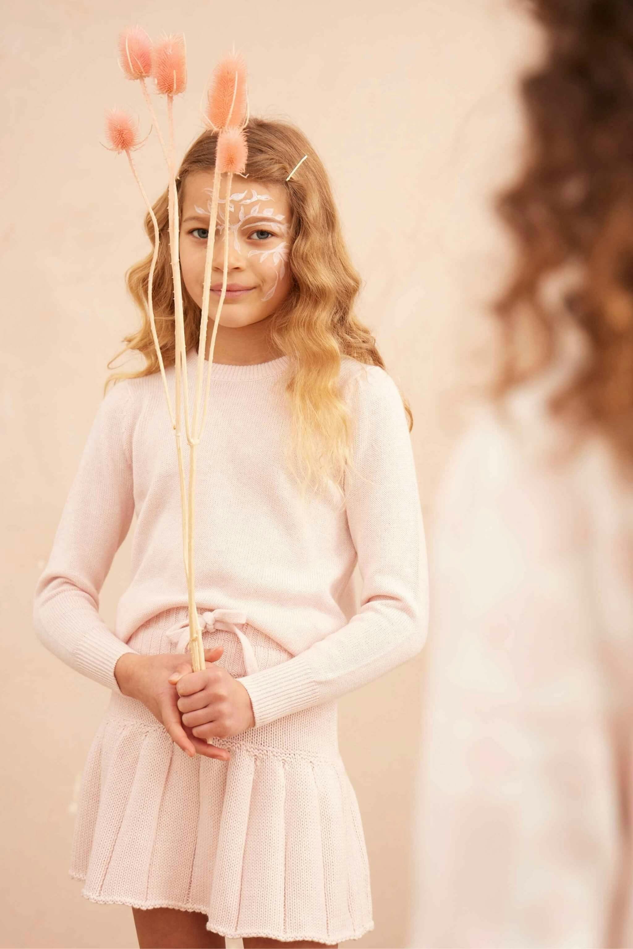 Angel Wings Jumper | Blush