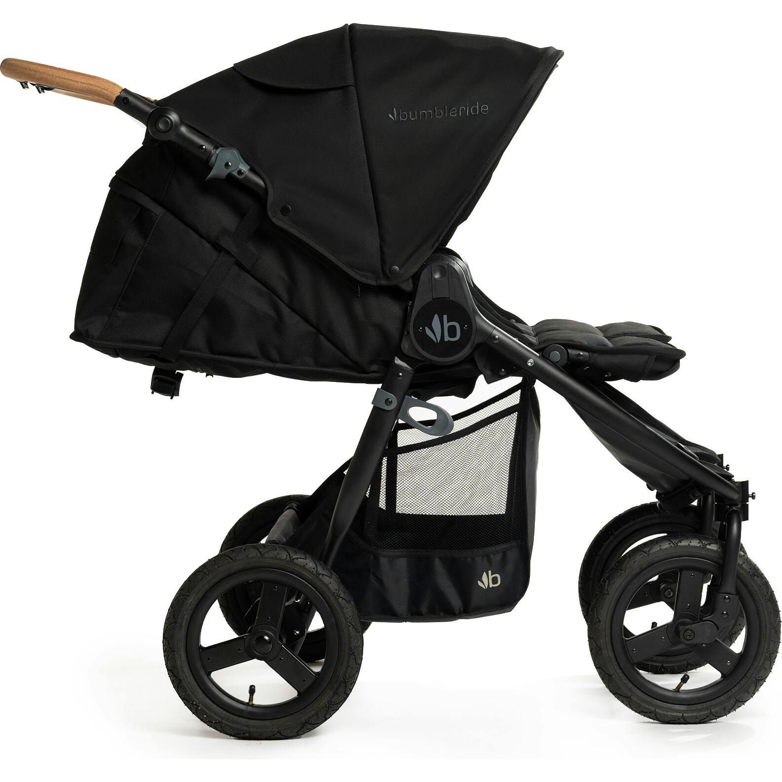 Indie Twin Black Double Stroller