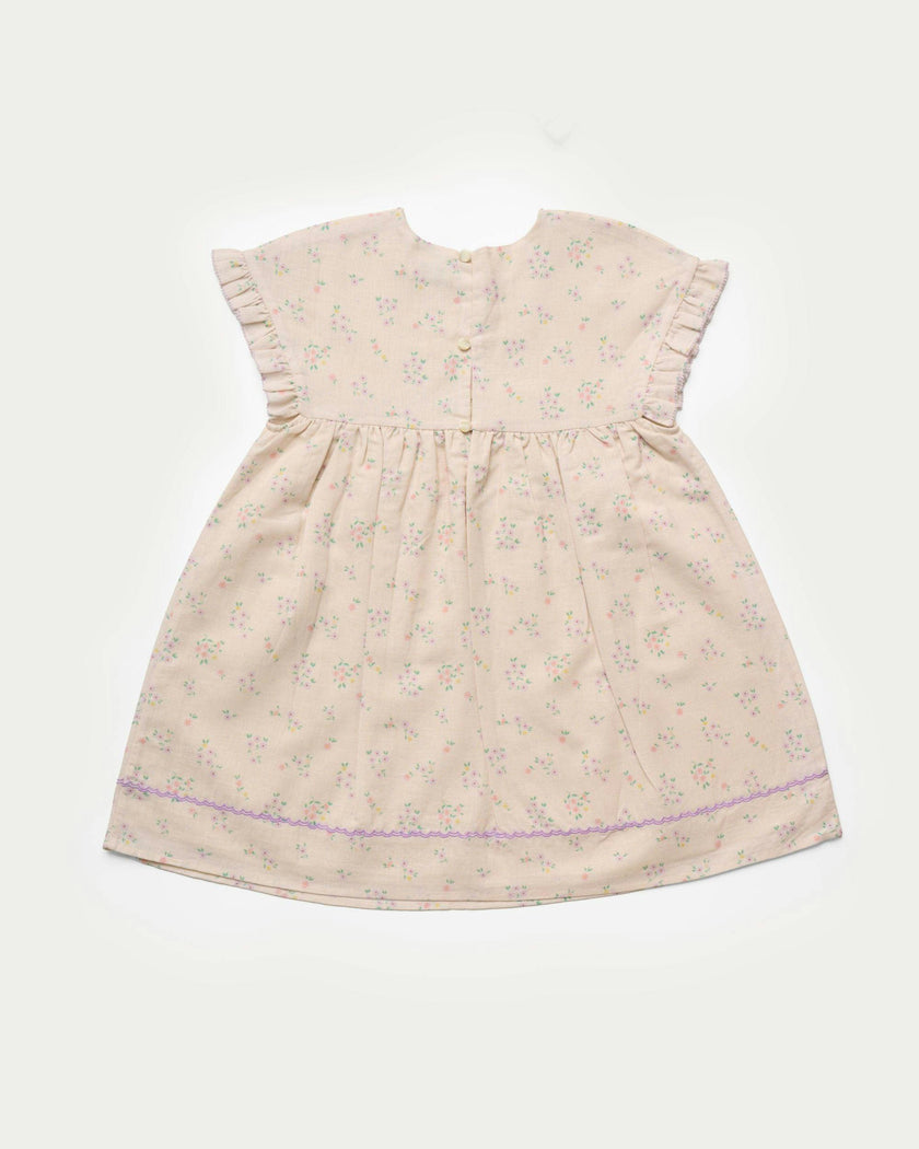 Lila Dress - Painted Bouquet print