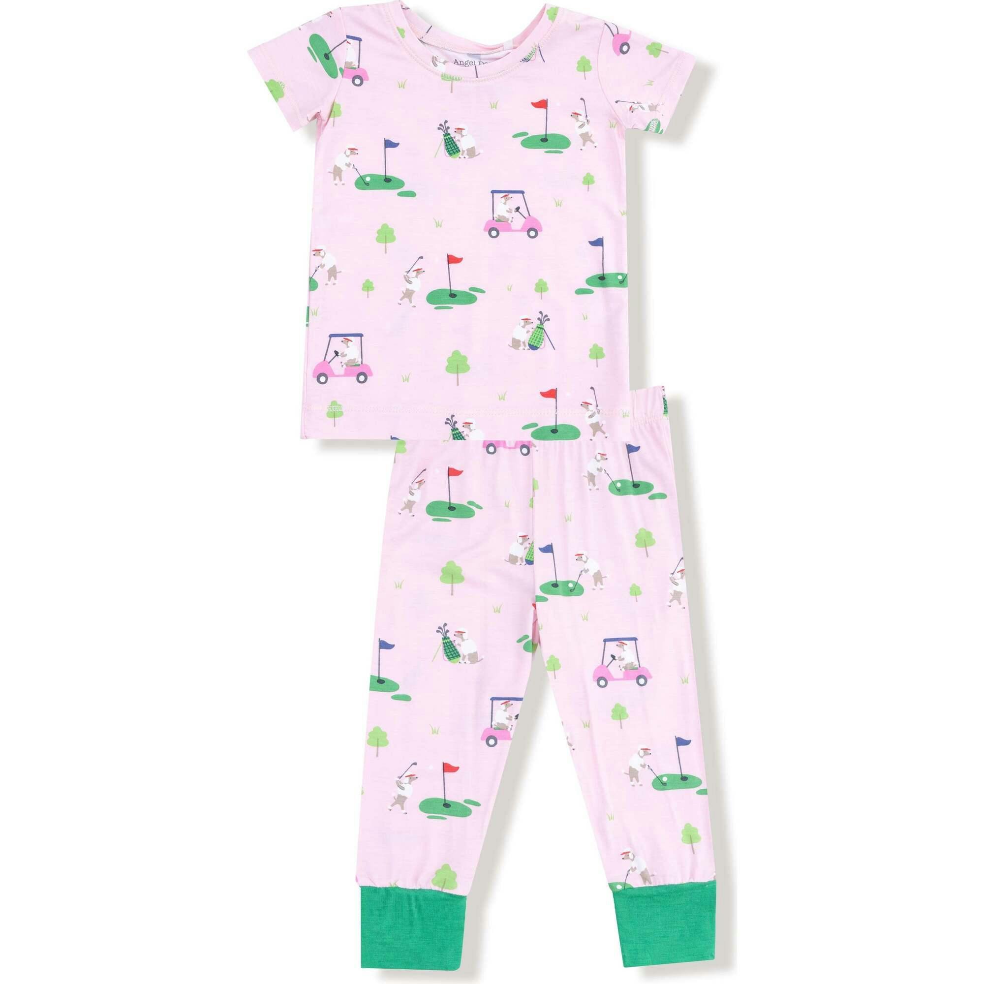 Dog Gone Golf - Blue - Short Sleeve Loungewear Set