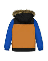 Two Piece Discover Snowsuit Black Brown and Blue