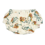 Floral Bicycle Bamboo Ruffle Bloomer