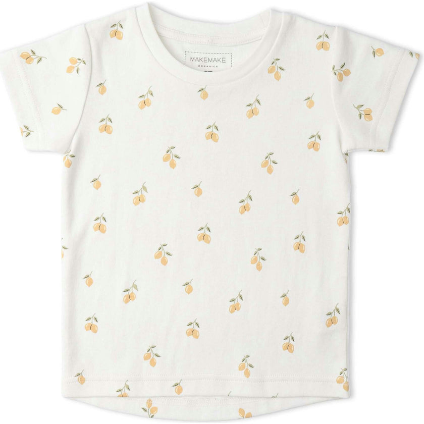 Organic Tee & Shorts Set - Lemons