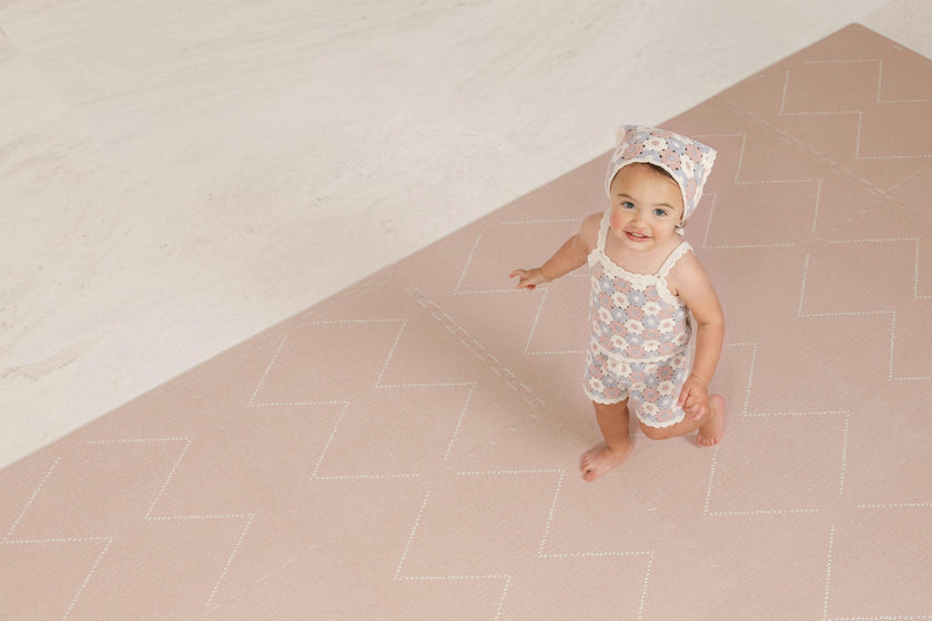 Premium Foam Haven Playmat | Tulum, Peony | Toddlekind