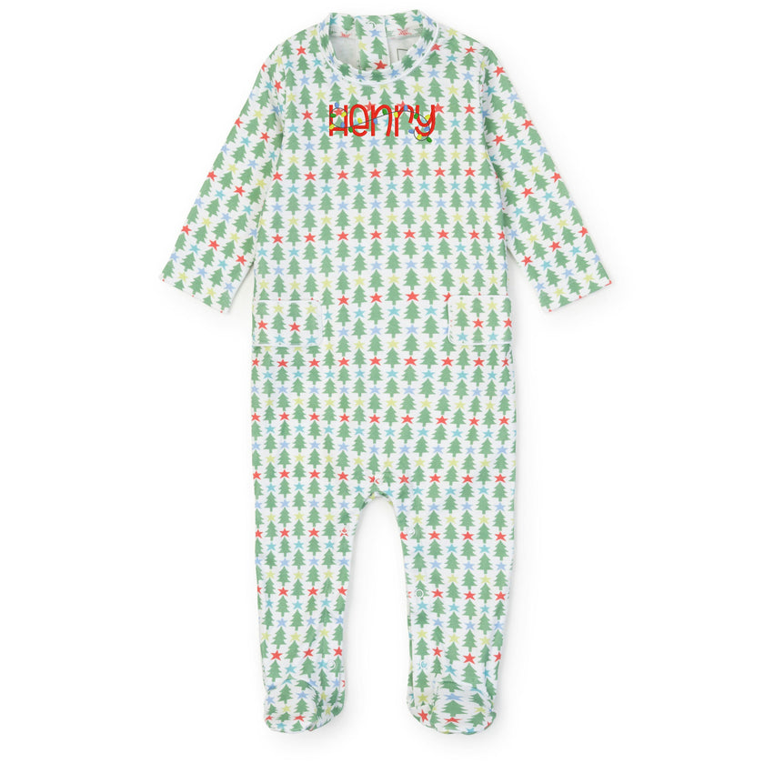 Preston Boys' Romper - Tree Topper Stars