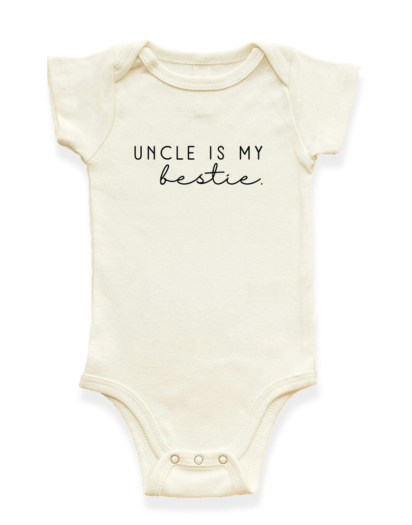 Uncle is my Bestie Organic Baby Bodysuit