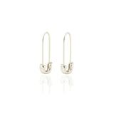 Safety Pin Hoop Earrings