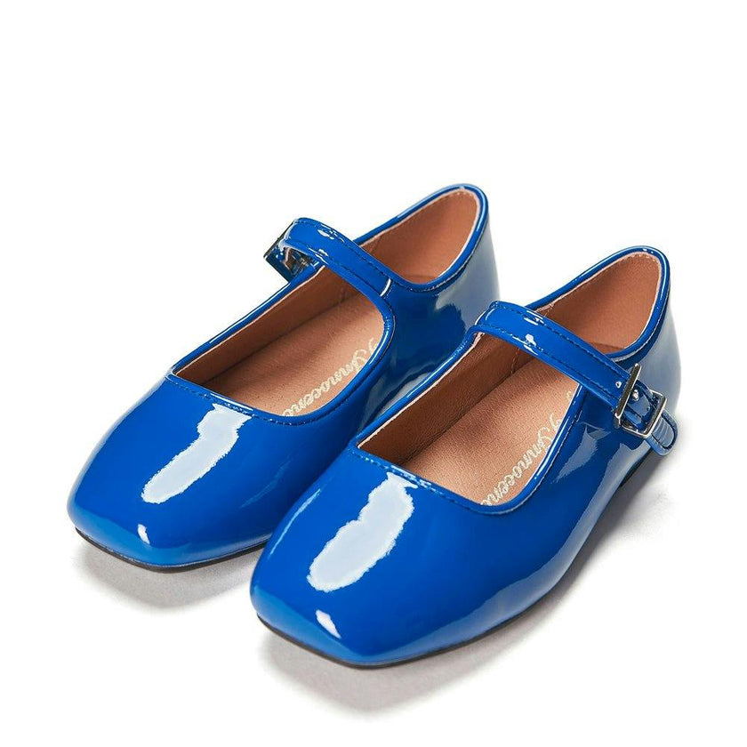 Clover Polished Leather Mary Jane Shoes