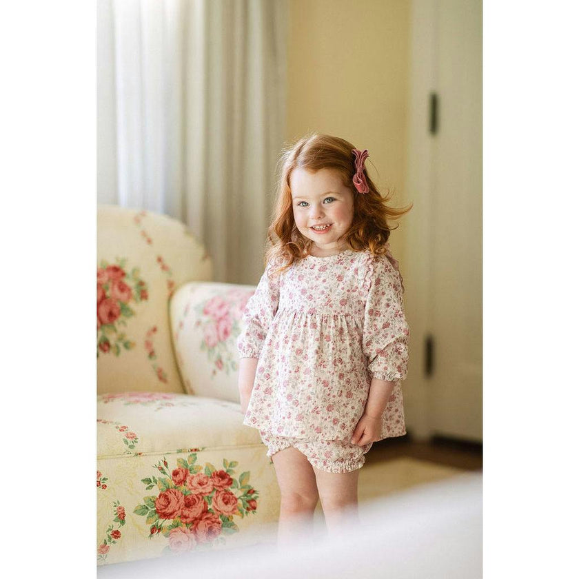 Kate Baby Set in Blushing Blooms