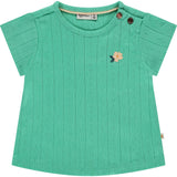 Pointelle Short Sleeve Top