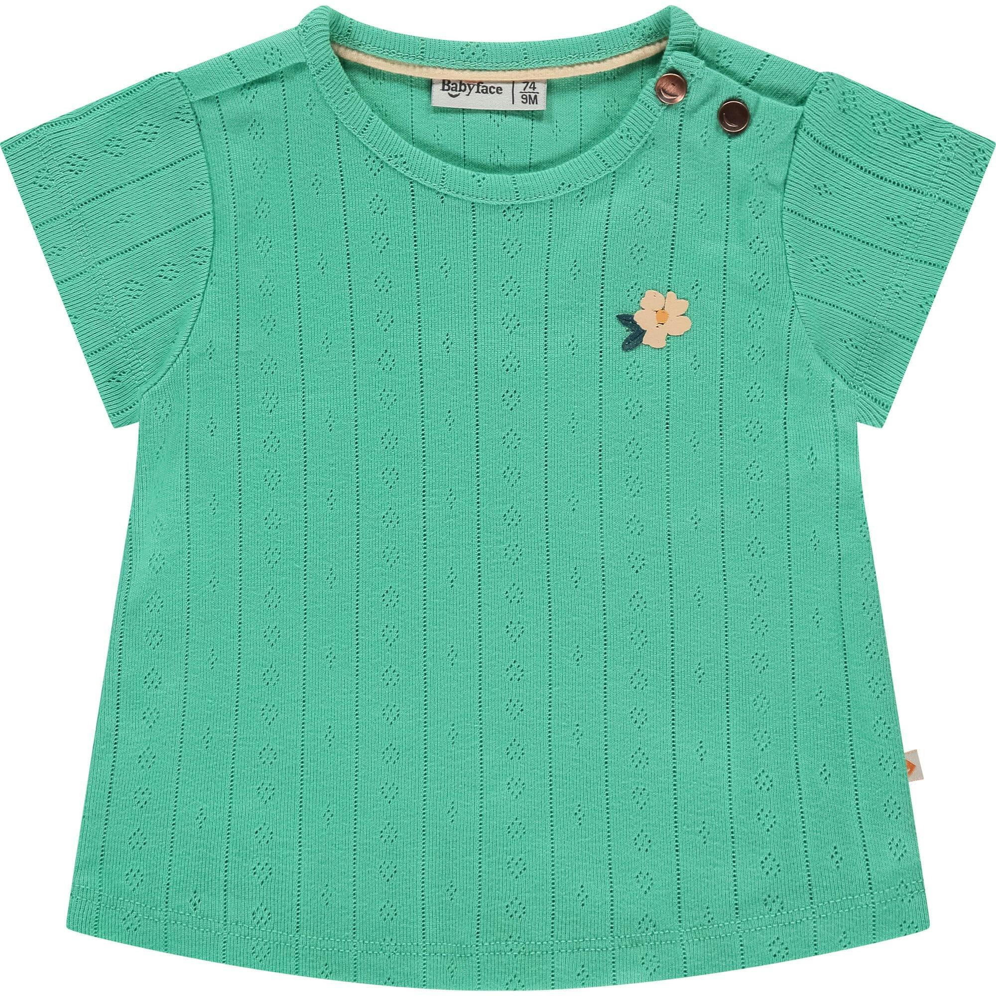 Pointelle Short Sleeve Top