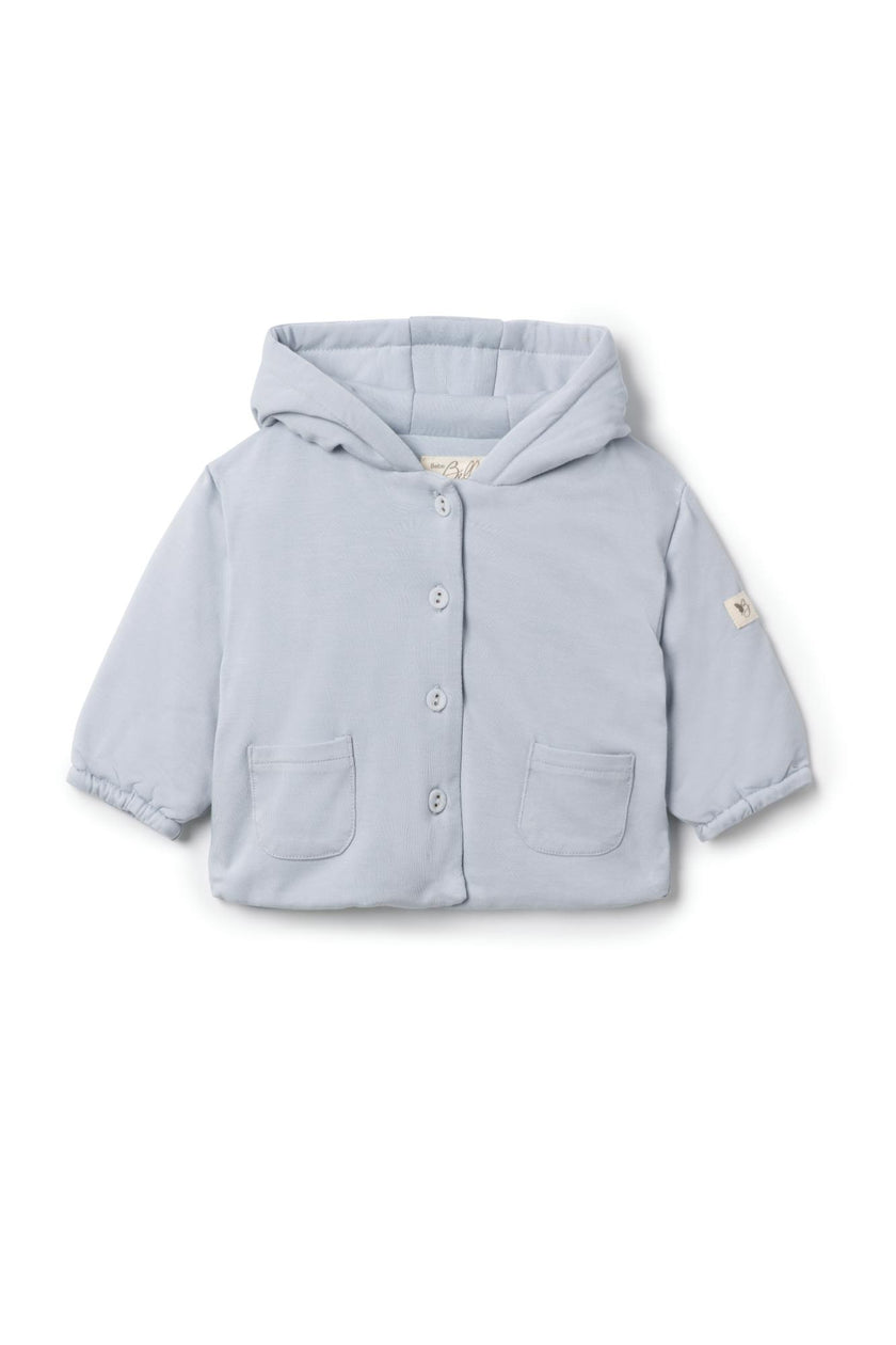 Puff Button Front Pockets Jacket