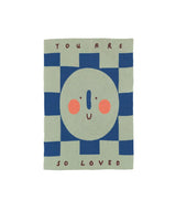 You Are So Loved Knit Mini Blanket