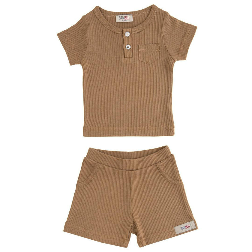 Brown Modal Pocket Outfit