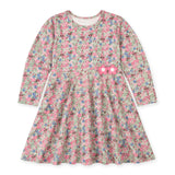 Floral Knit Dress with Flowers