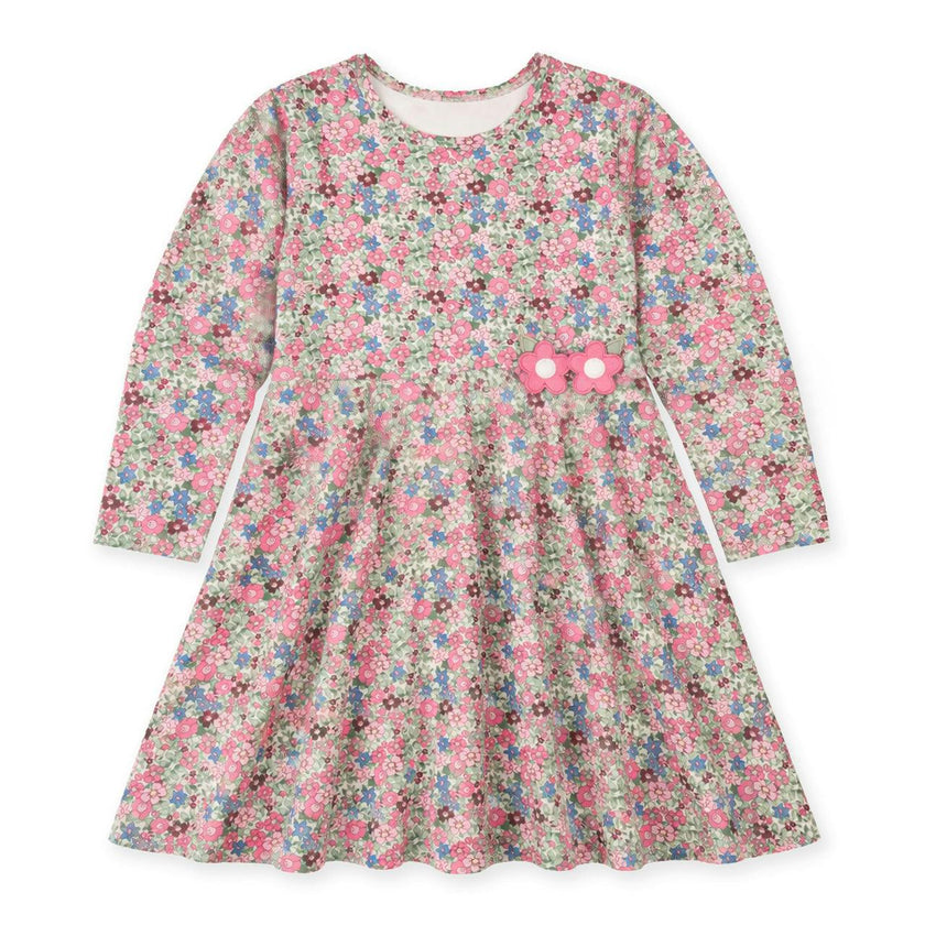 Floral Knit Dress with Flowers