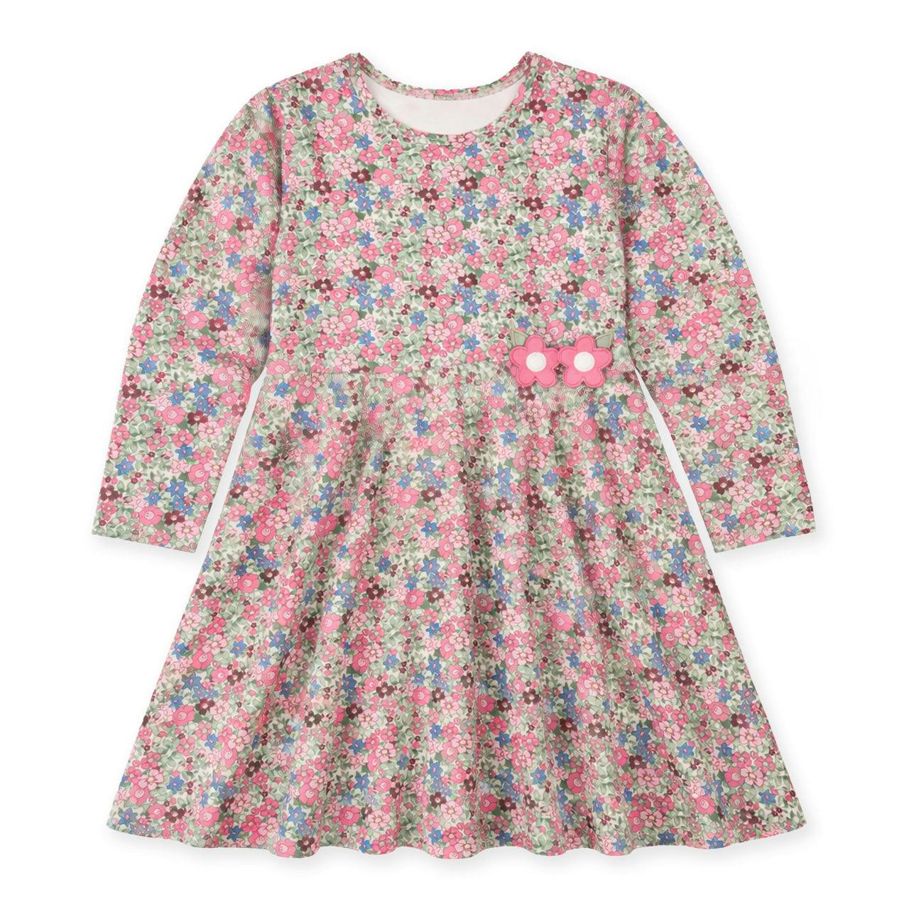Floral Knit Dress with Flowers