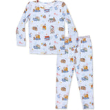 Vintage Suitcases Kids Pajamas