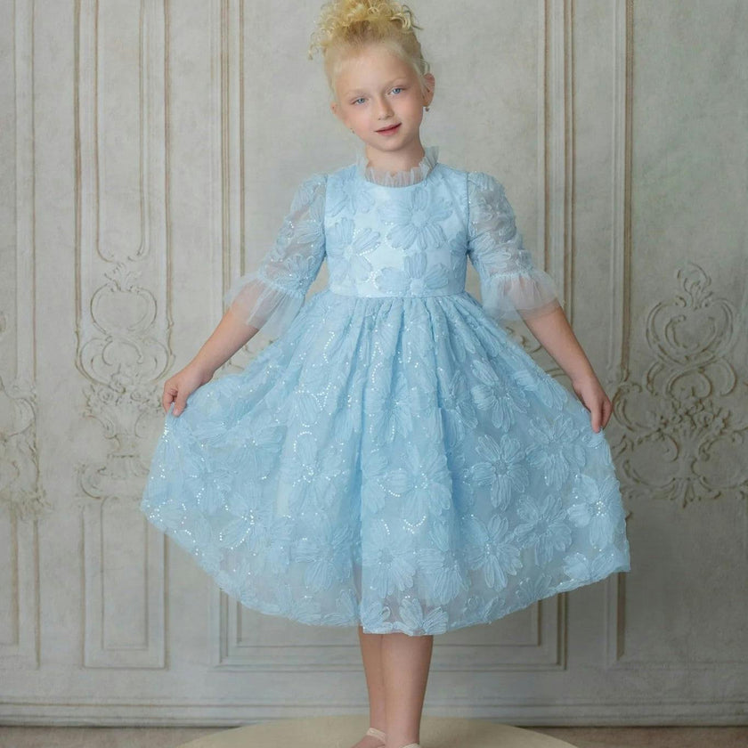 Sky Petal Music Box Dress
