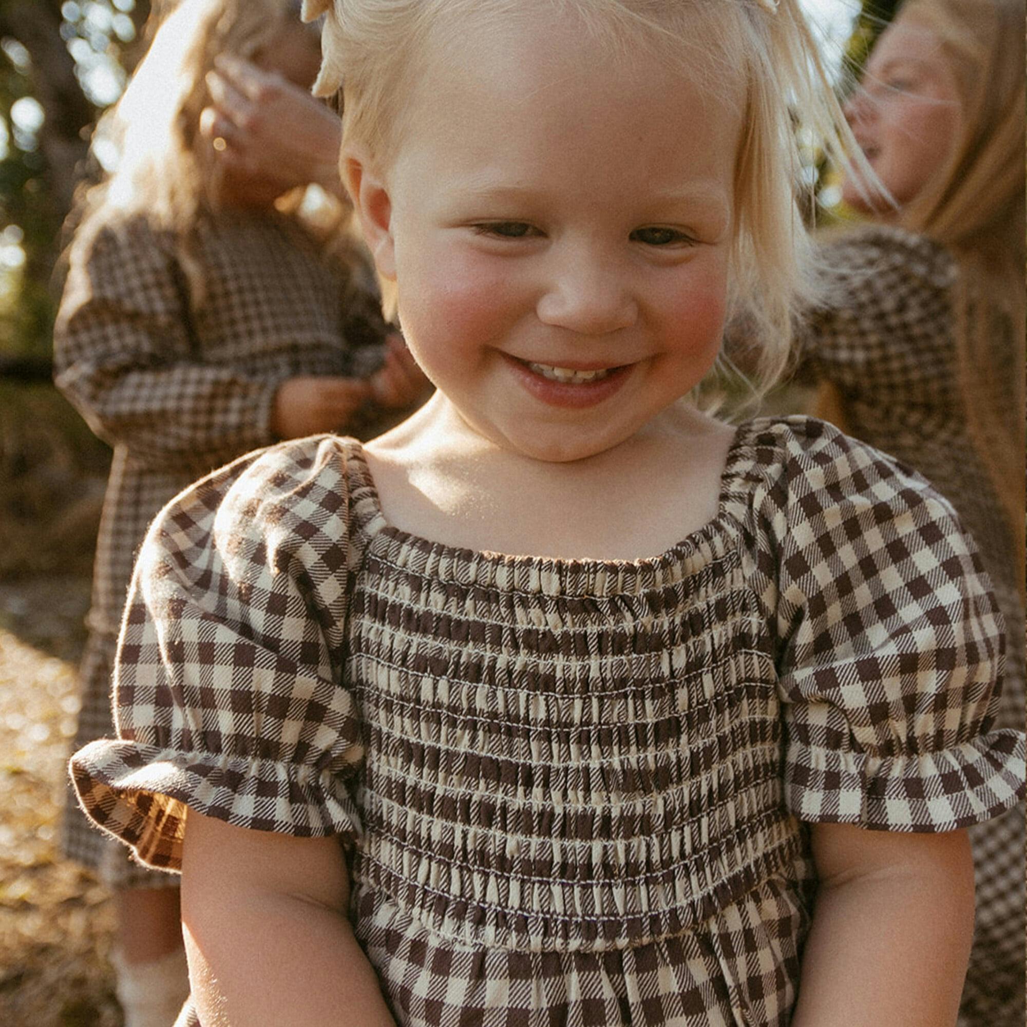 Organic Smocked Dress W/ Bloomers