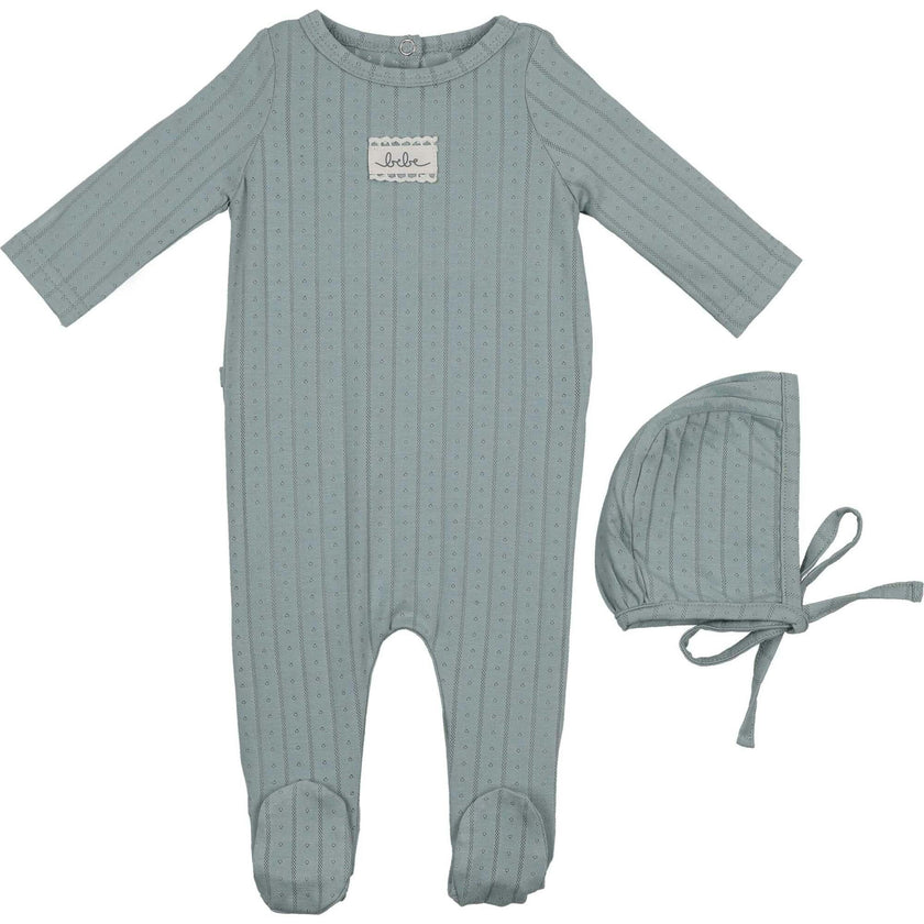Bebe Pointelle Footie