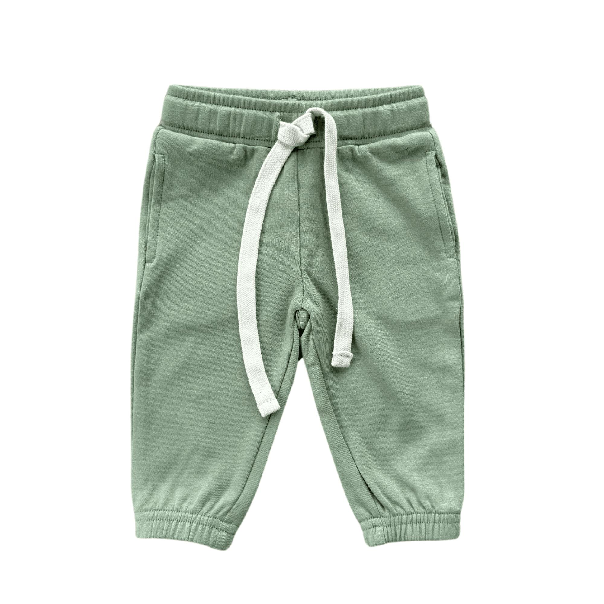 Boys Joggers in Olive