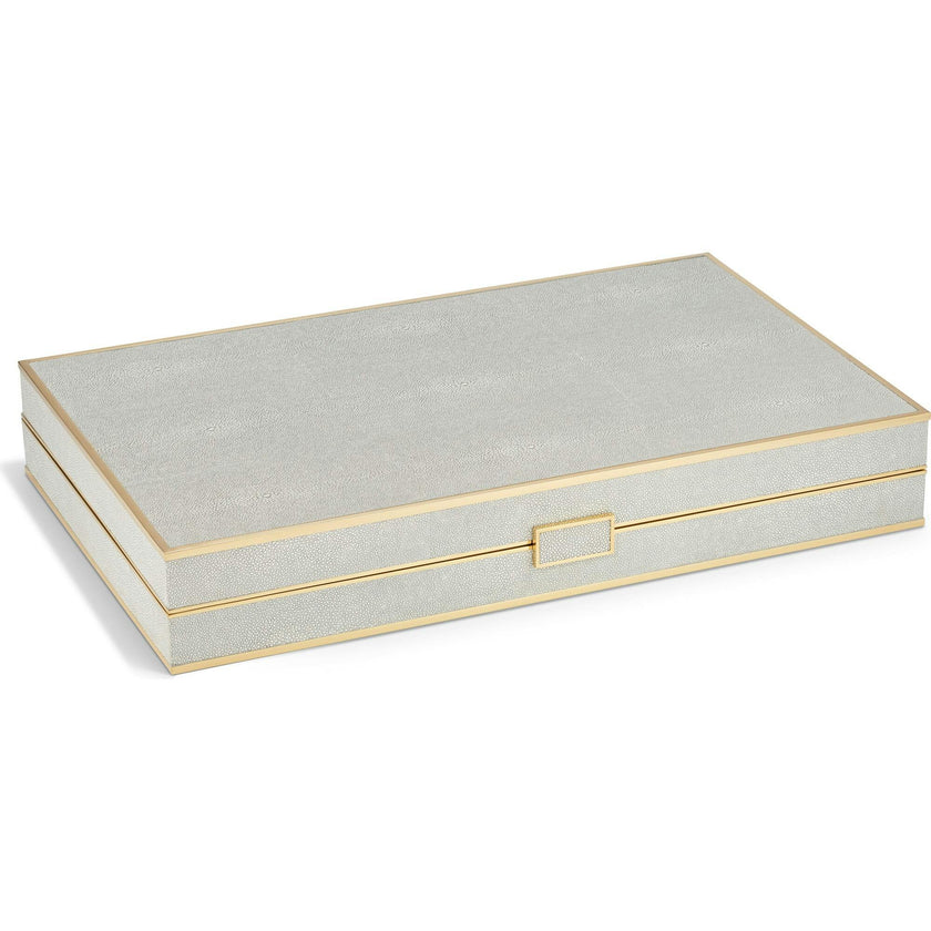 Shagreen Backgammon Set