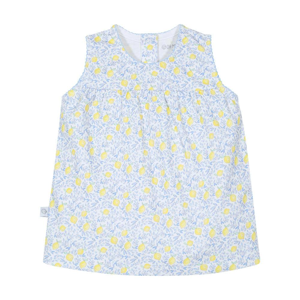Lemons Girls Pima Cotton Short Pajama Set