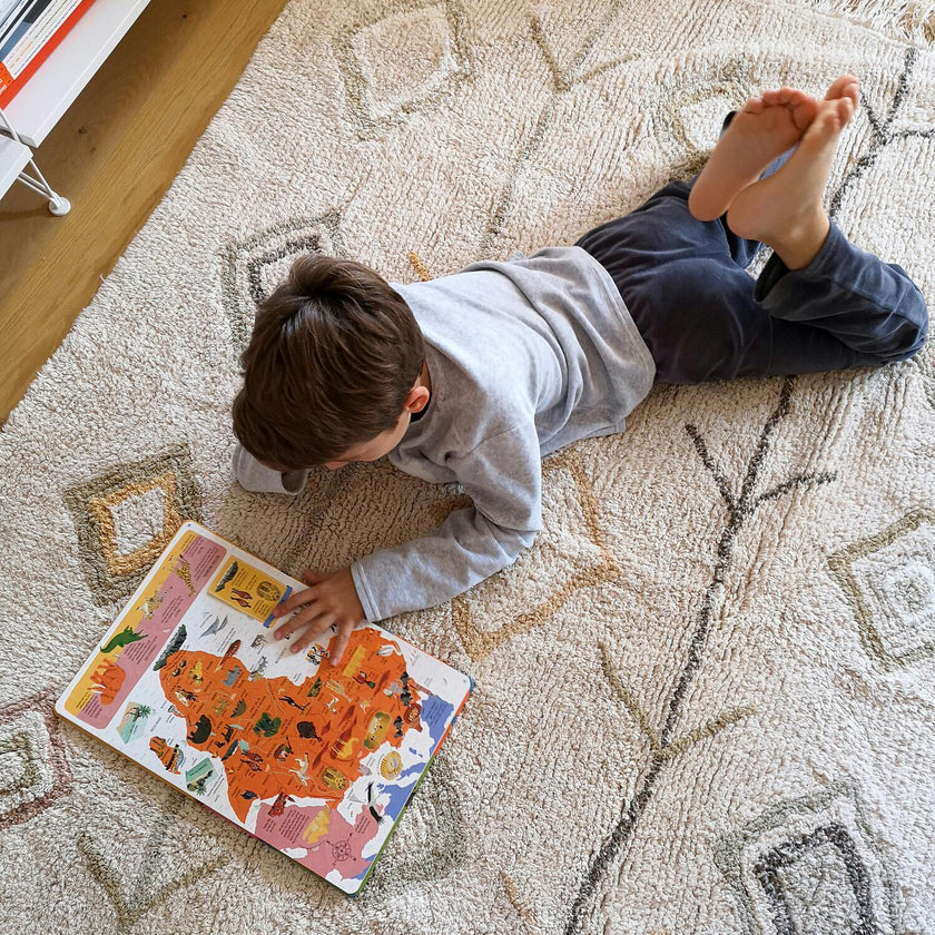 Washable Rug Kaarol Earth