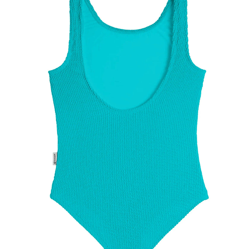 Ester Crinkle One Piece Swimsuit - Turquoise