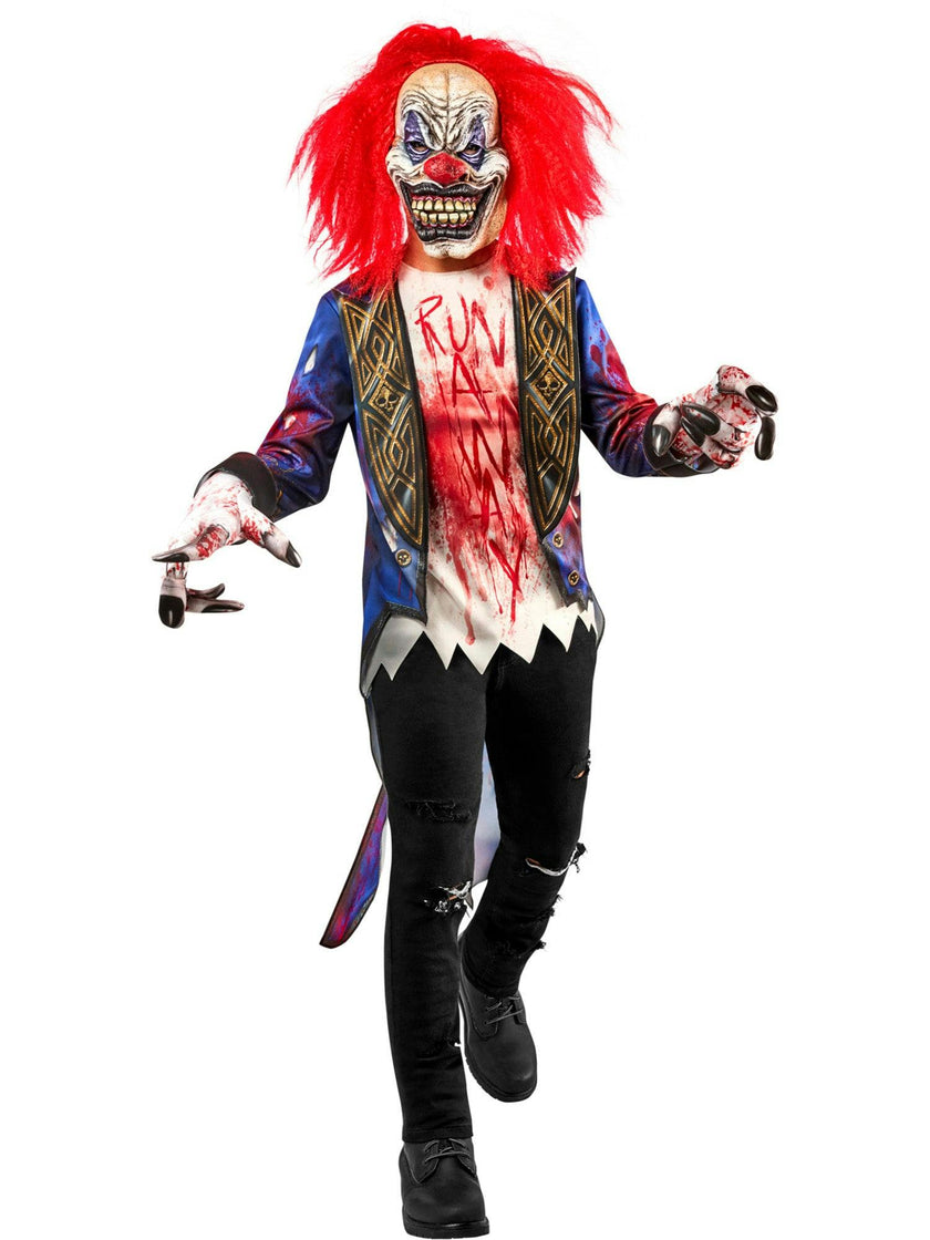 Boys' Bloody Creepy Clown Costume