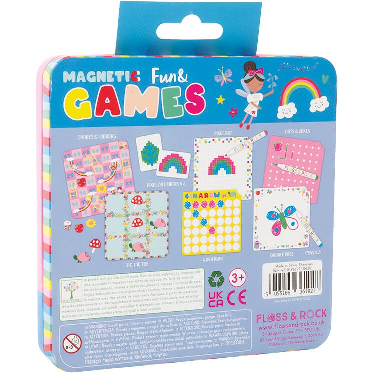 Magnetic Fun & Games Tin - Rainbow Fairy