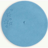 children's wool beret - blue stars