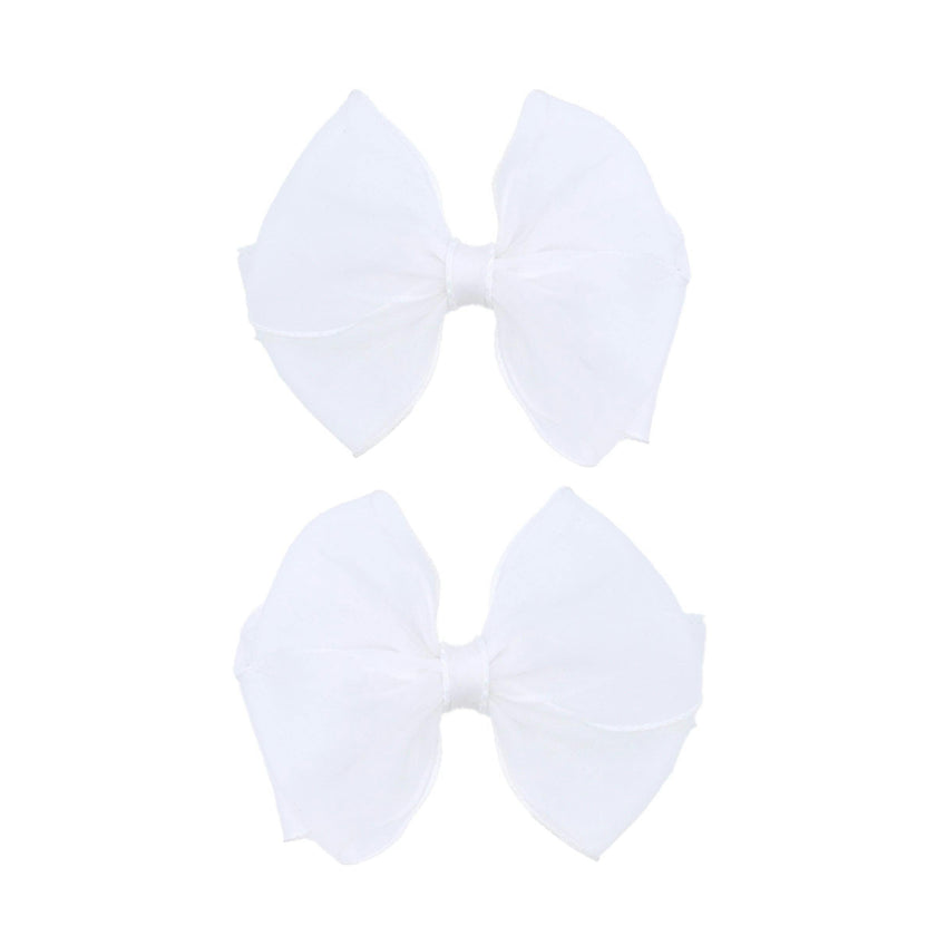 Shimmering Bow Hairclip Set