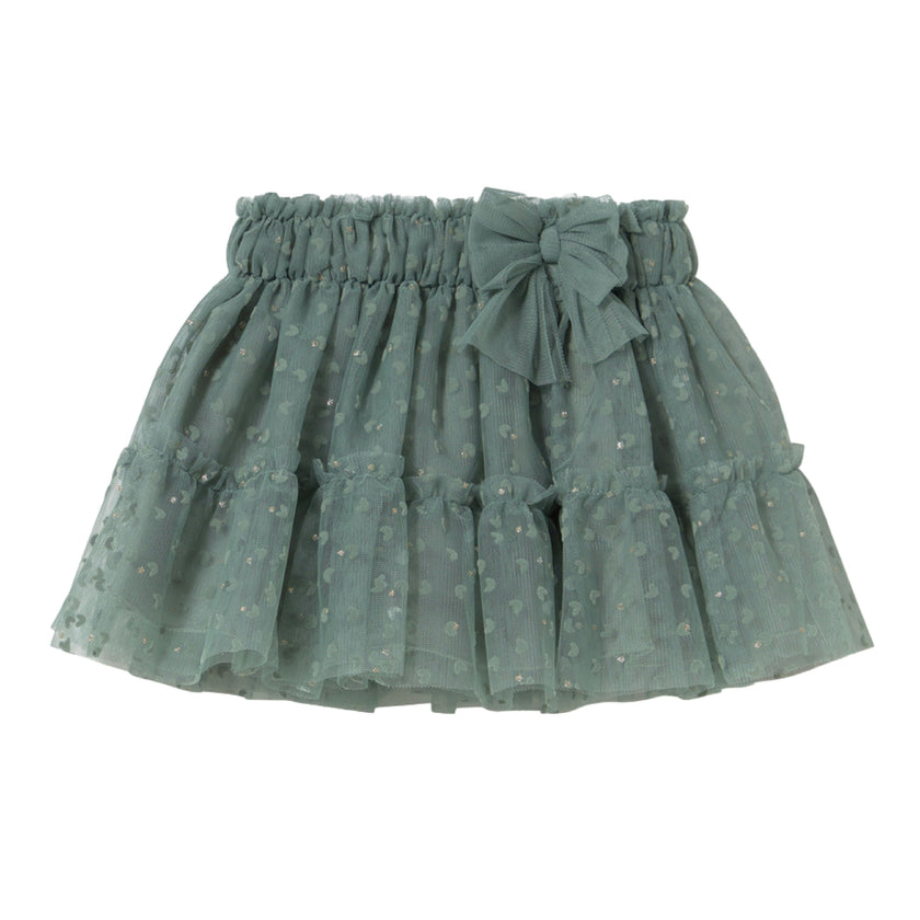 Bayleaf Ruffled Tulle Skirt