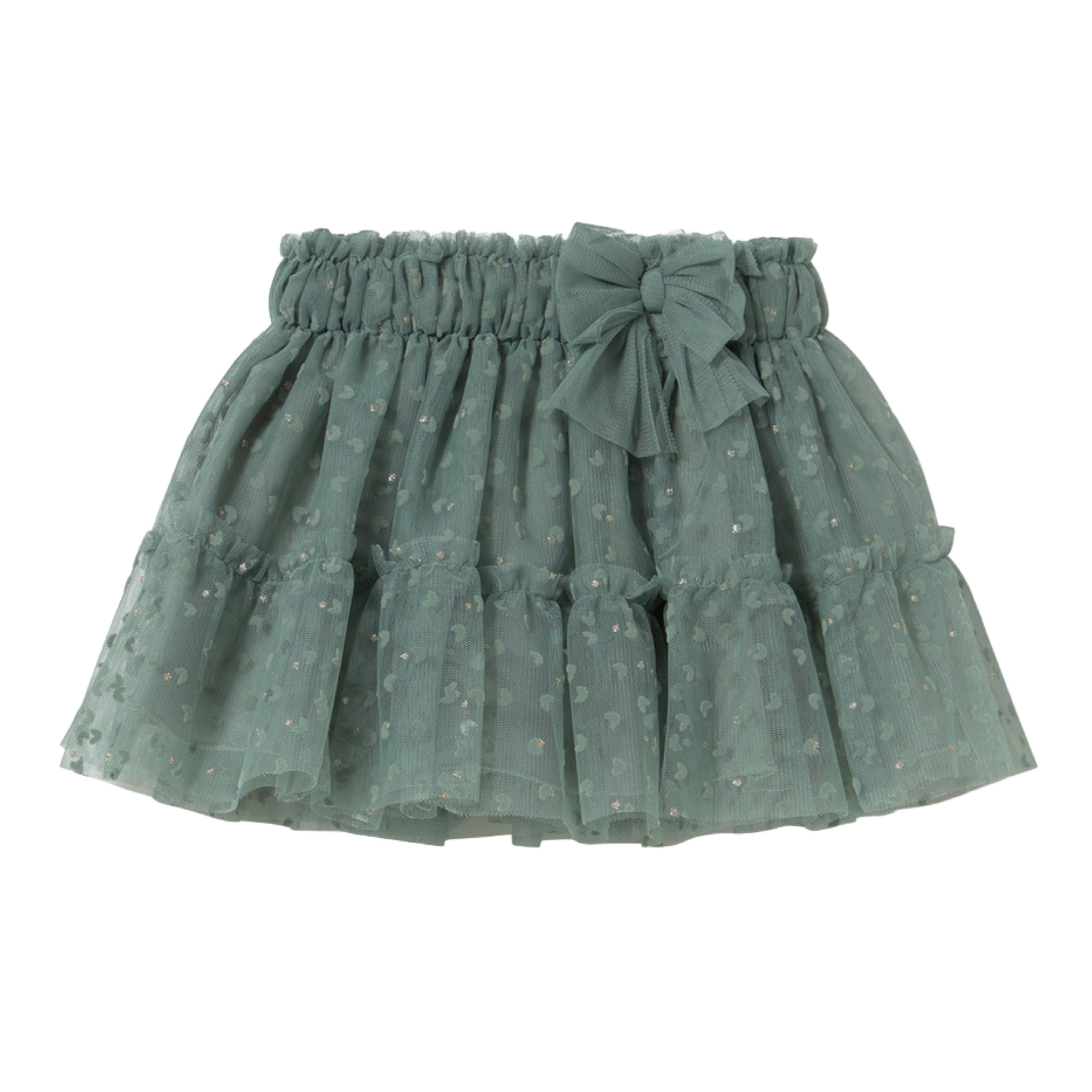 Bayleaf Ruffled Tulle Skirt