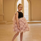 Pink Valentina Tulle Bow Gown